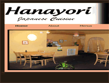 Tablet Screenshot of hanayori.net